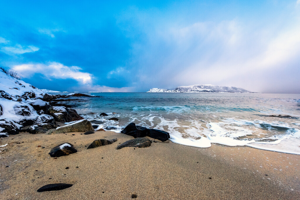 Coast of the Norwegian Sea.Tromso